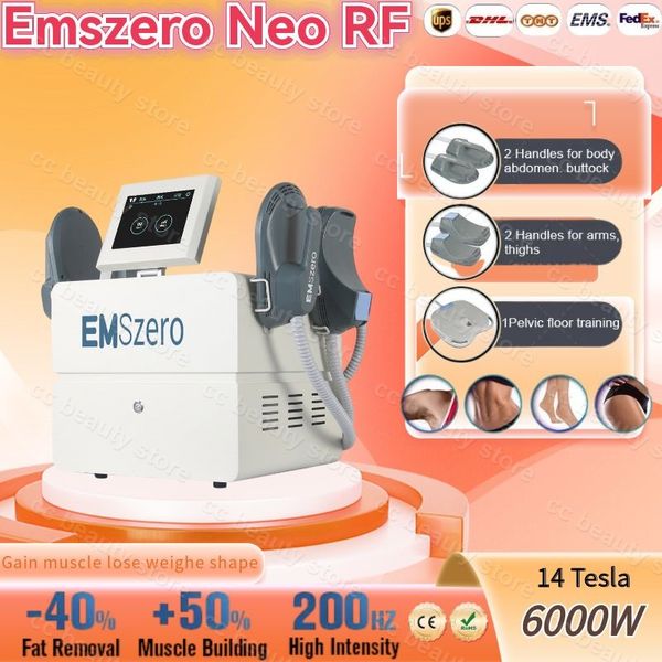 Image of ENH 874328730 ems dls-emslim neo nova 14tesla 6500w hi-emt sculpt machine muscle stimulator body shaping massage equipment for salon emszero