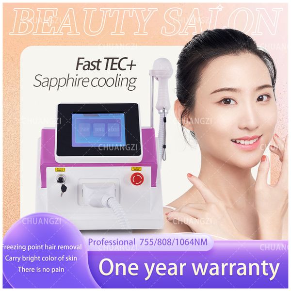 Image of ENH 875134314 2023 bar 808nm diode hair removal laser beauty machine skin rejuvenation 2000w 3 wavelength