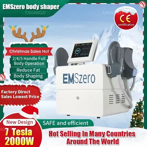 Image of ENH 875781440 emszero high frequency hiemt neo sculpt building muscle 4 handle 14 tesla 6000w fat burning muscle stimulator