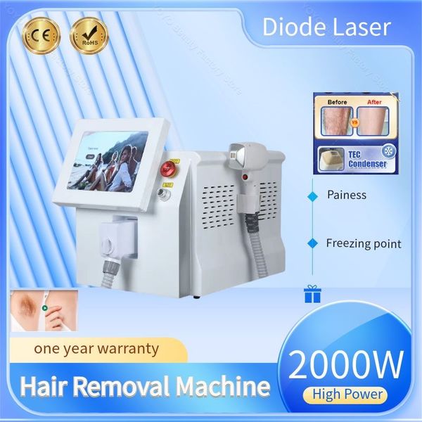 Image of ENH 875831070 2023 new hair remover ice platinum 3 wavelength 808 diode laser 808nm hair removal machine 808 remov machin remover for home use