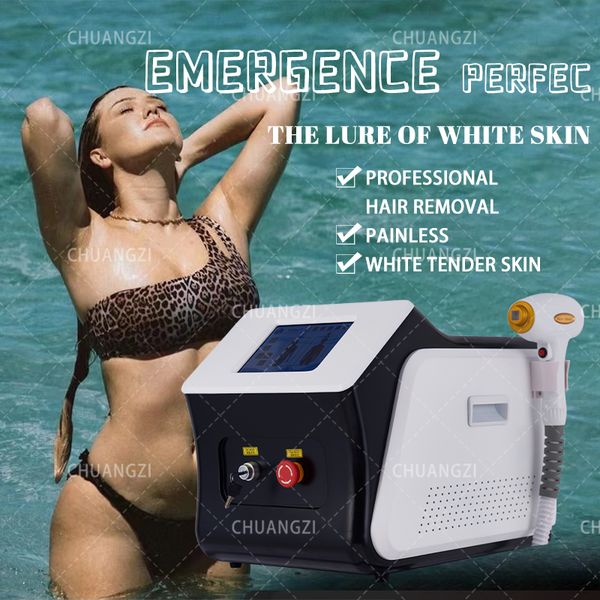Image of ENH 875840847 2023 portable 808nm 755nm 1064nm three wavelength diode laser permanent hair removal cooling painless laser hair removal machine