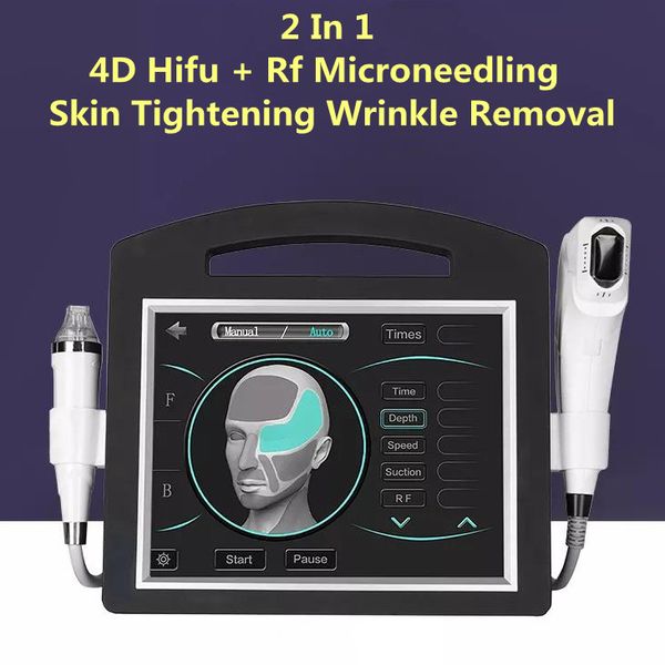 Image of ENH 877155766 2 in 1 4d hifu and microneedle therapy rf skin tightening system smas lifting machine