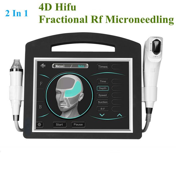 Image of ENH 877158125 2 in 1 4d hifu protable face lift skin tightening wrinkle removal 4d hifu fractional rf microneedling machine