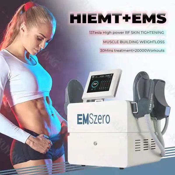 Image of ENH 878888271 emszero latest 2023 14 tesla ems body sculpting build sculpt machine muscle stimulate rf fat removal equipment