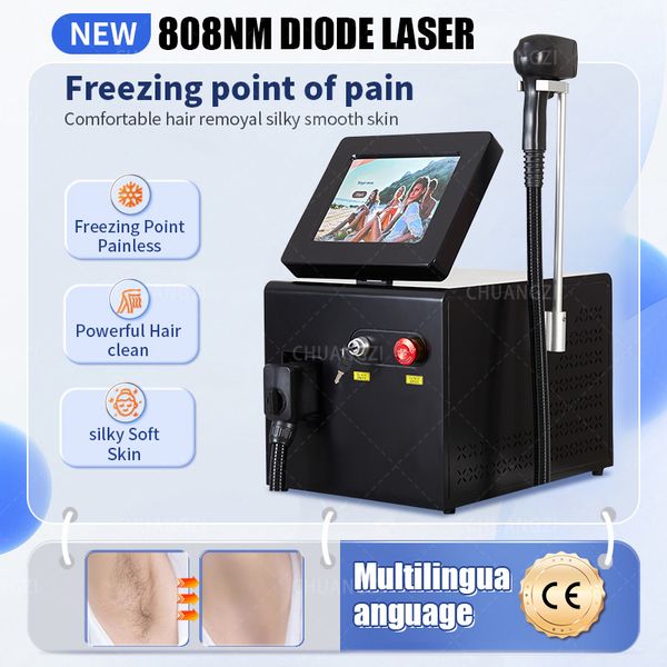 Image of ENH 881507983 ce certified 2000w power 3 wavelength ice platinum hair removal 755 808 1064nm diode hair removal machine