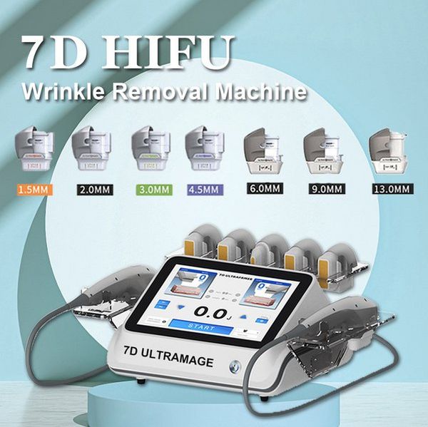 Image of ENH 882913066 ultra 7d hifu anti aging face lifting wrinkle removal 2 in 1 hifu machine high intensity ultrasound skin tightening slimming device