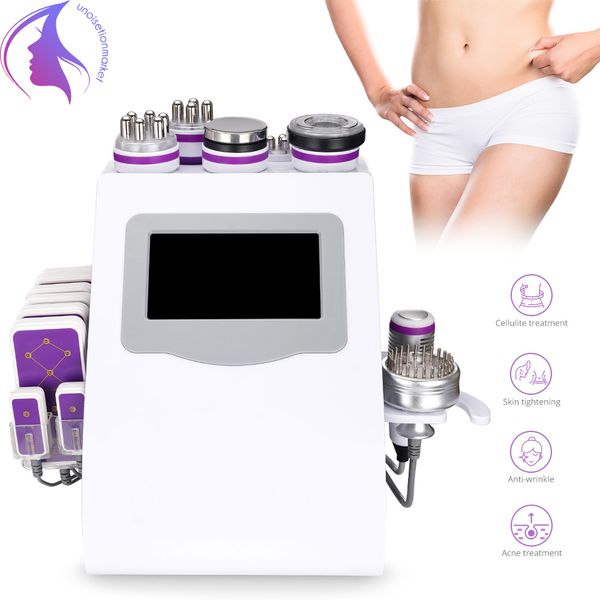 Image of ENM 423014819 9 in 1 uniosetion 40k ultrasonic cavitation rf vacuum cold pn micro current lllt lipo laser 5mw slimming machine sculpting for salon use