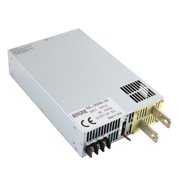 Image of ENM 507871381 3000w 36v power supply 0-36v adjustable power 36vdc ac-dc 0-5v analog signal control se-3000-36 power transformer 36v 83a