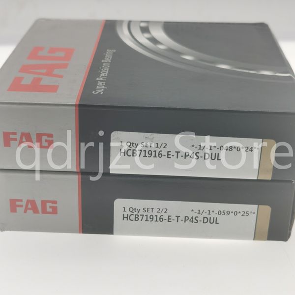 Image of ENM 570860820 fag machine tool spindle bearing hcb71916-e-t-p4s-dul = s71916acd/hcp4adga ceramic ball universal pairing