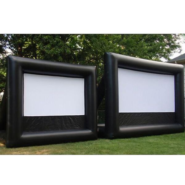 Image of ENM 709880353 touring 10x8m big outdoor inflatable cinema screenrear projection movie screens for sale air balloon decoration toys sport advertising