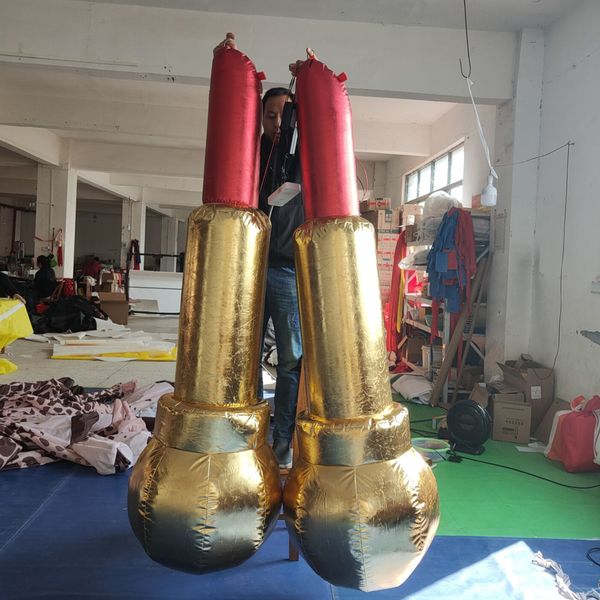 Image of ENM 710045834 custom giant inflatable lipstick model for party wedding night club stage decoration cosmetic promotion advertising item