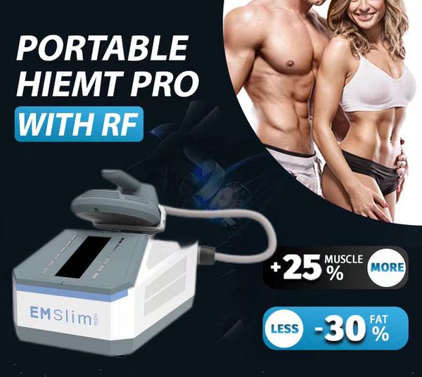 Image of ENM 775516556 home use emslim neo eskmini ems stimulator sculpt hiemt with rf slimming machine muscle sculpting muscle trainer weight loss reduce fat burn