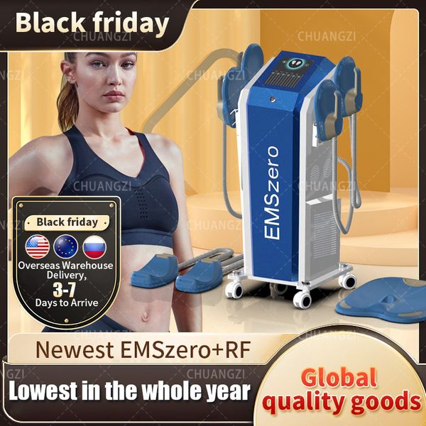 Image of ENM 826766610 new 4 handles ems slim emszero electrical muscle stimulation enhancement massager butt lift machine for salon ce