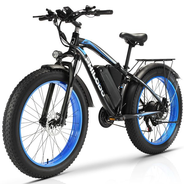 Image of ENSP 768417946 eu stock 26 inch 1000w powerful electric bicycle hydraulic brake electric mountain bike for 840wh 31mph 175ah battery ebike fat tire e-bike
