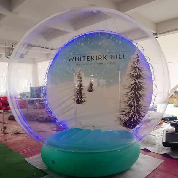 Image of ENSP 805281791 x mas party activities 10ft inflatable snow globe christmas decoration transparent bubble tent