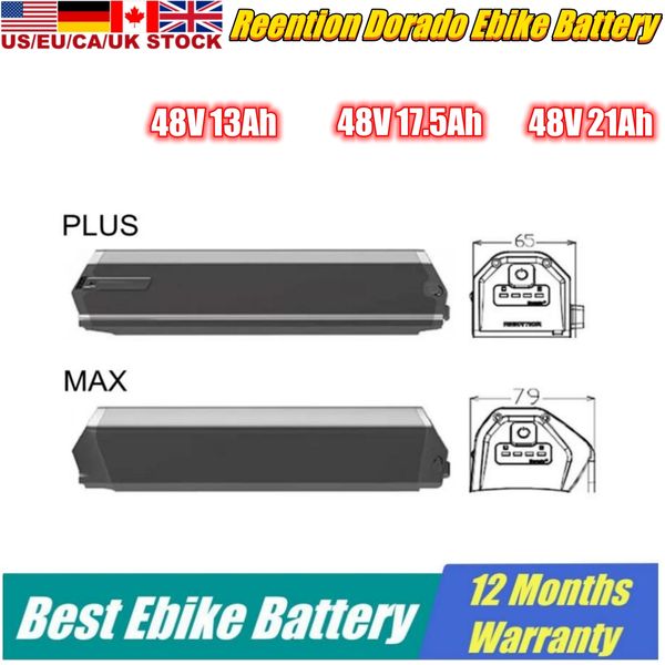 Image of ENSP 834020315 48volt magnum i6 electric bike battery reention dorado plus batteria 175ah 48v 13ah 20ah 21ah ebike batteries pack