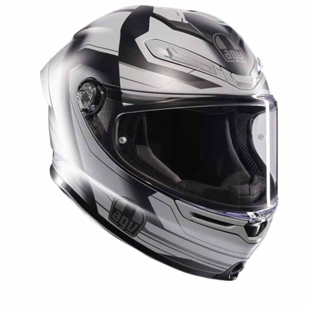 Image of EU AGV K6 S E2206 Mplk Ultrasonic Matt Black Grey Full Face Helmet Taille XS
