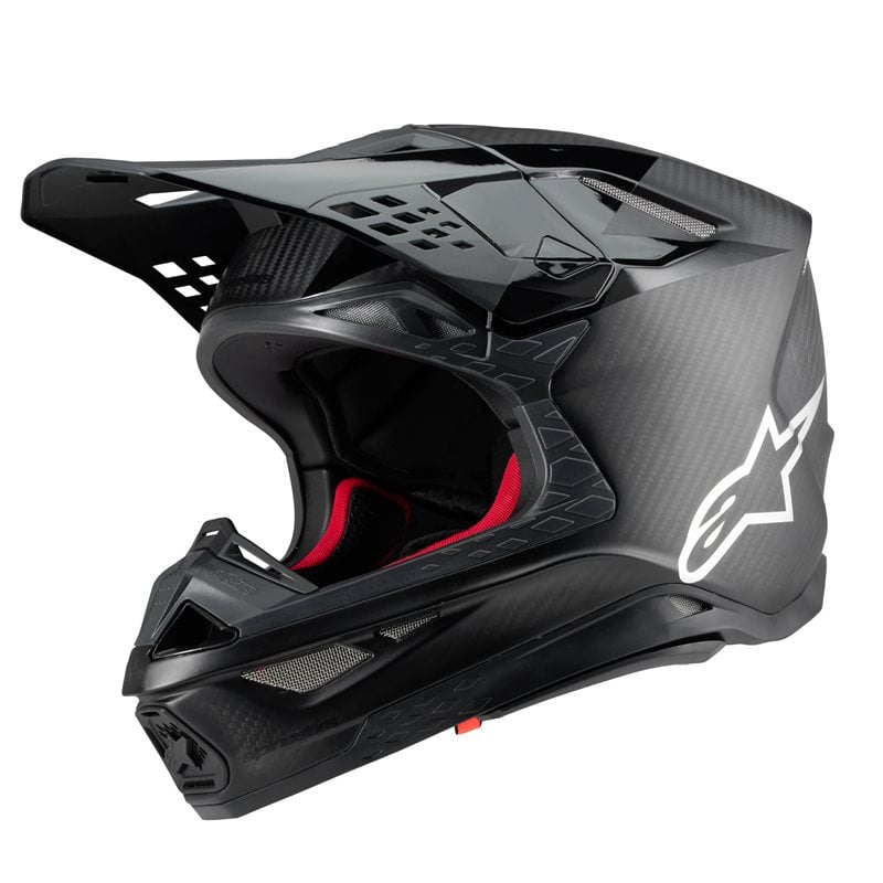 Image of EU Alpinestars Supertech S-M10 Fame Helmet Ece 2206 Black Carbon M&G Taille L