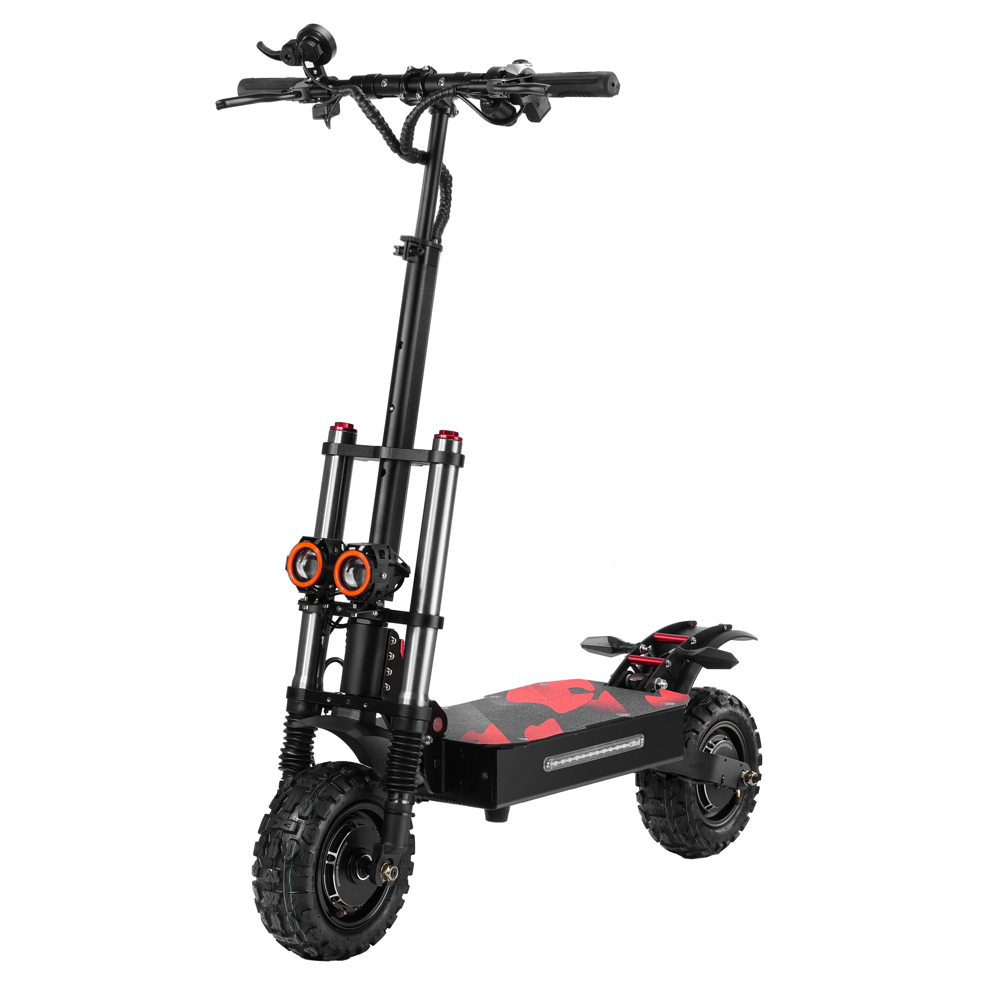 Image of [EU DIRECT] BOYUEDA S3-11 Electric Scooter With Seat 38Ah 6000W 60V Oil Brake 11 Inch Electric Scooter 150-200Kg Max Loa
