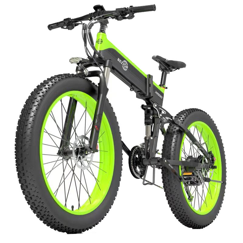 Image of [EU DIRECT] Bezior X1000 128Ah 48V 1000W Electric Bicycle 26inch 100km Mileage Range Max Load 200kg