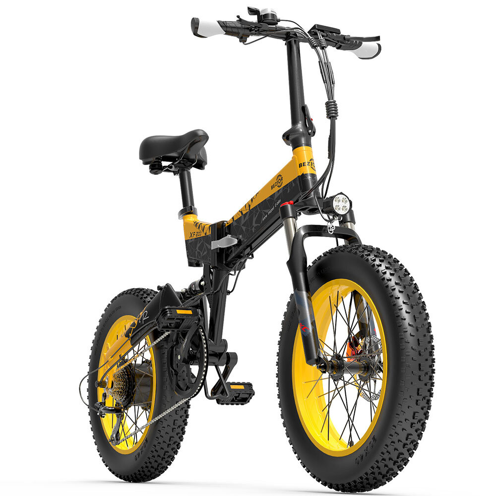 Image of [EU DIRECT] Bezior XF200 15Ah 48V 1000W Folding Moped Electric Bicycle 20inch 130km Mileage Range Max Load 200kg