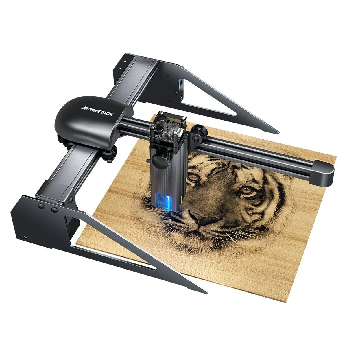 Image of [EU DIRECT] New ATOMSTACK P7 M40 Portable Laser Engraving Machine Cutter Wood Cutting Design Desktop DIY Laser Engraver
