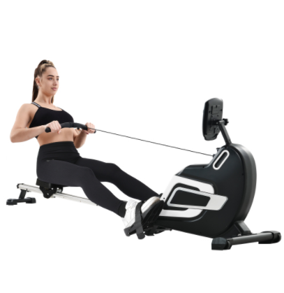 Image of [EU Direct] BOMINFIT Rowing Machine with 14 Magnetic Resistance Foldable & Portable Row Machine Quiet and Powerful Magne
