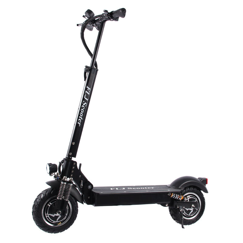Image of [EU Direct] FLJ T11 30Ah 52V 2400W 10 Inches Tires Folding Electric Scooter 90-100KM Mileage Range Electric Scooter Vehi