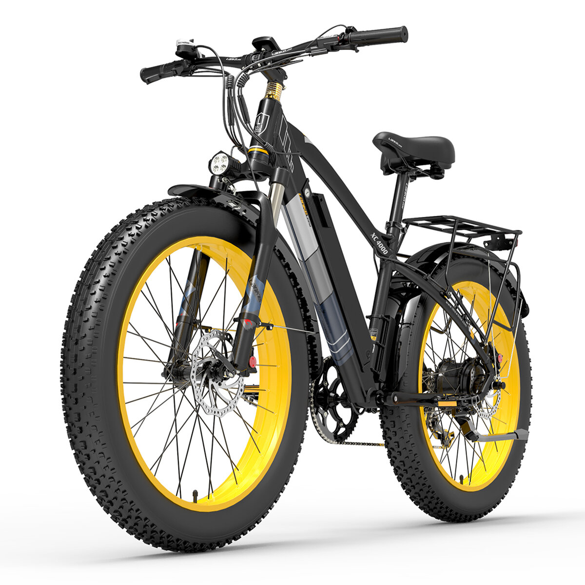 Image of [EU Direct] LANKELEISI XC4000 145Ah 48V 1000W Electric Bicycle 26 Inches 100-120km Mileage Range Max Load 200kg