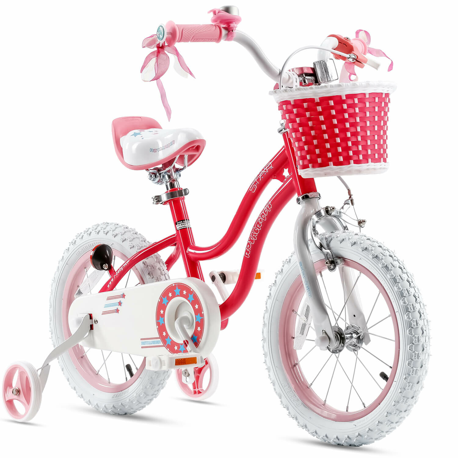 Image of [EU Direct] ROYALBABY STARGIRL 16 Inch Children's Bike Two Brake System Kids Bicycle With Kickstands&Training Wheel For