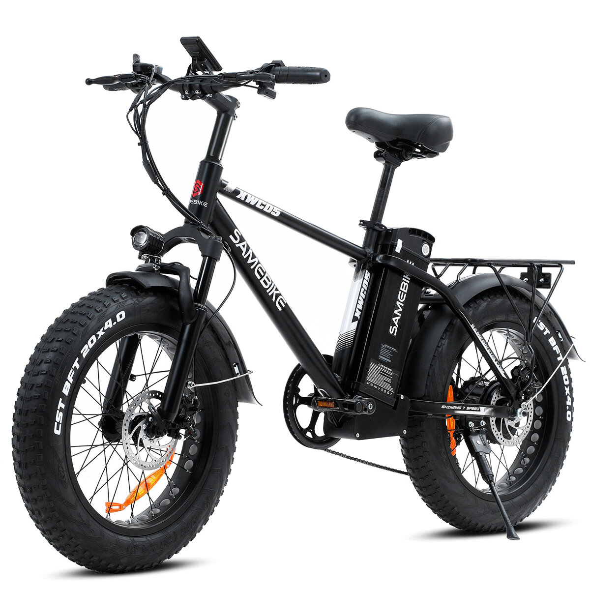 Image of [EU Direct] SAMEBIKE XWC05 13Ah 48V 750W 20*40 Inches Electric Bike Smart Bike 60-80km Mileage Max Load 100-150kg With