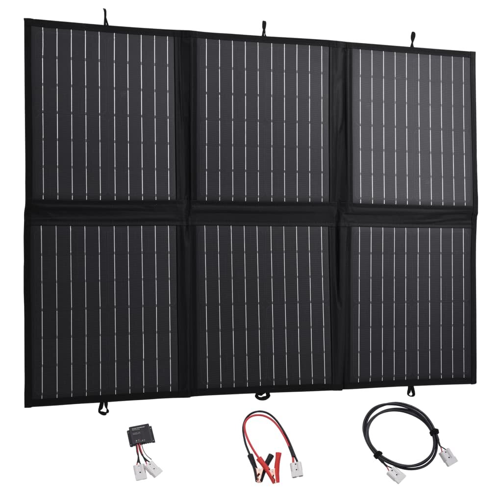 Image of [EU Direct] Solar Panel Foldable 120W 12V Monocrystalline Cells Solar Charger Panel High Conversion Rate For Outdoor RV