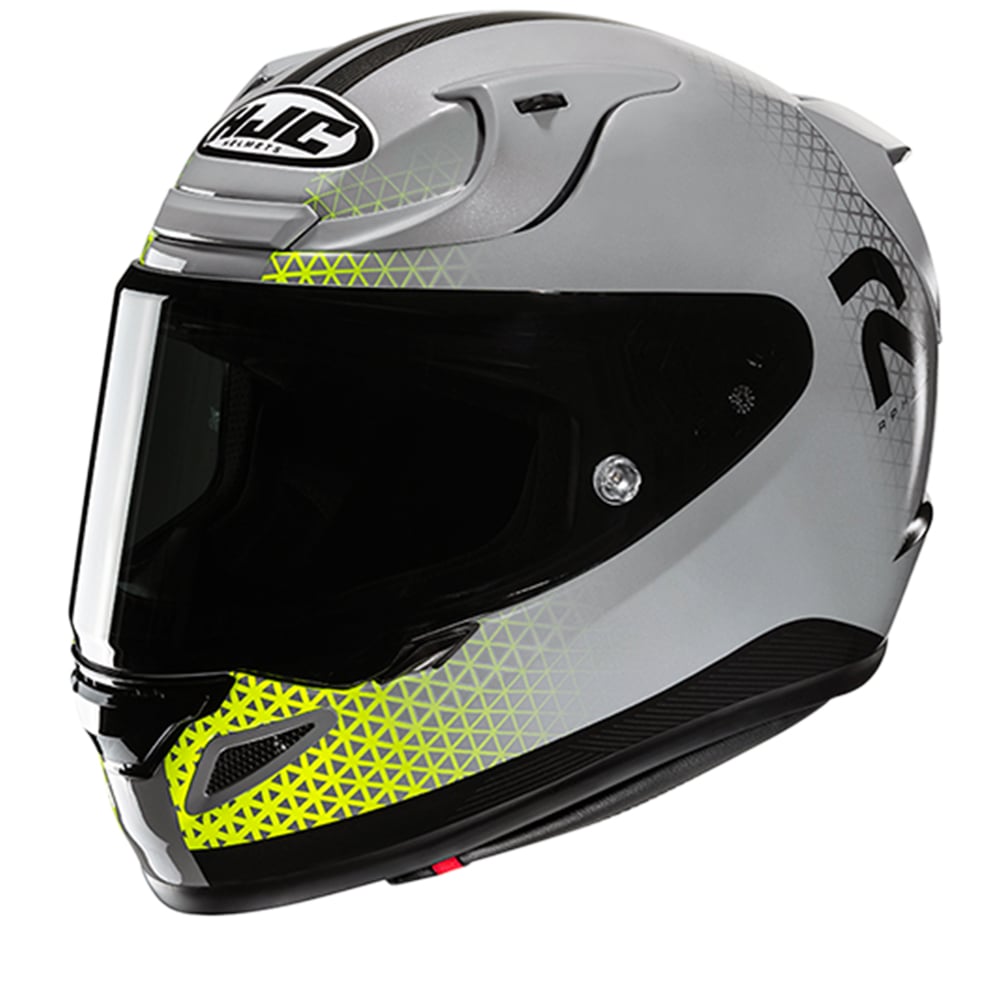 Image of EU HJC RPHA 12 Enoth Grey Yellow Full Face Helmet Taille XL