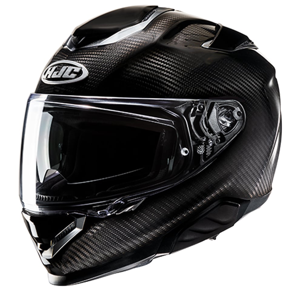 Image of EU HJC RPHA 71 Carbon Gloss Carbon Full Face Helmet Taille S