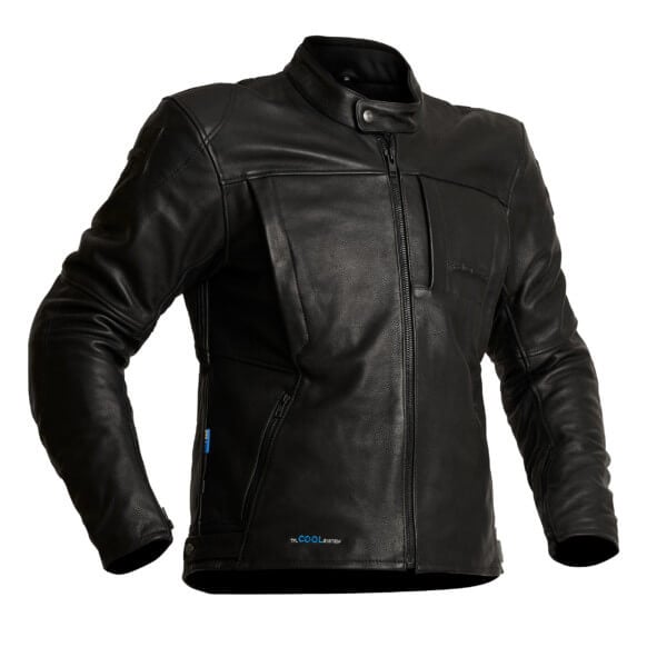 Image of EU Halvarssons Leather Racken Noir Blouson Taille 52