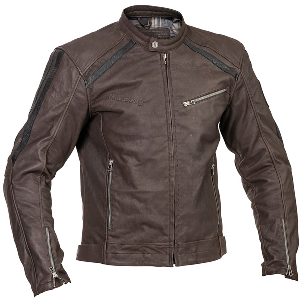 Image of EU Halvarssons Sandtorp Leather Marron Blouson Taille 52