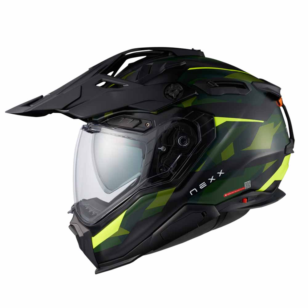 Image of EU Nexx XWED3 Trailmania Green Neon Matt Adventure Helmet Taille 2XL