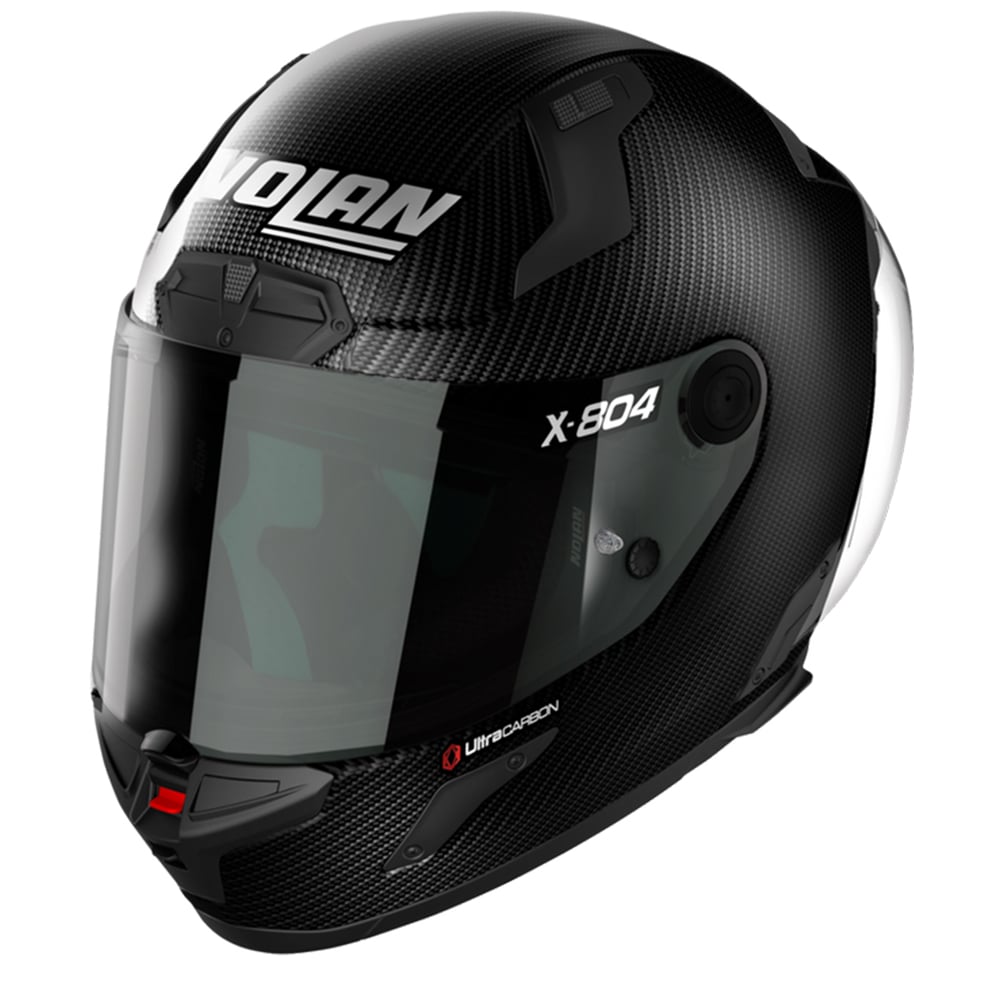 Image of EU Nolan X-804 RS Ultra Carbon Puro 002 Flat Carbon Full Face Helmet Taille XS