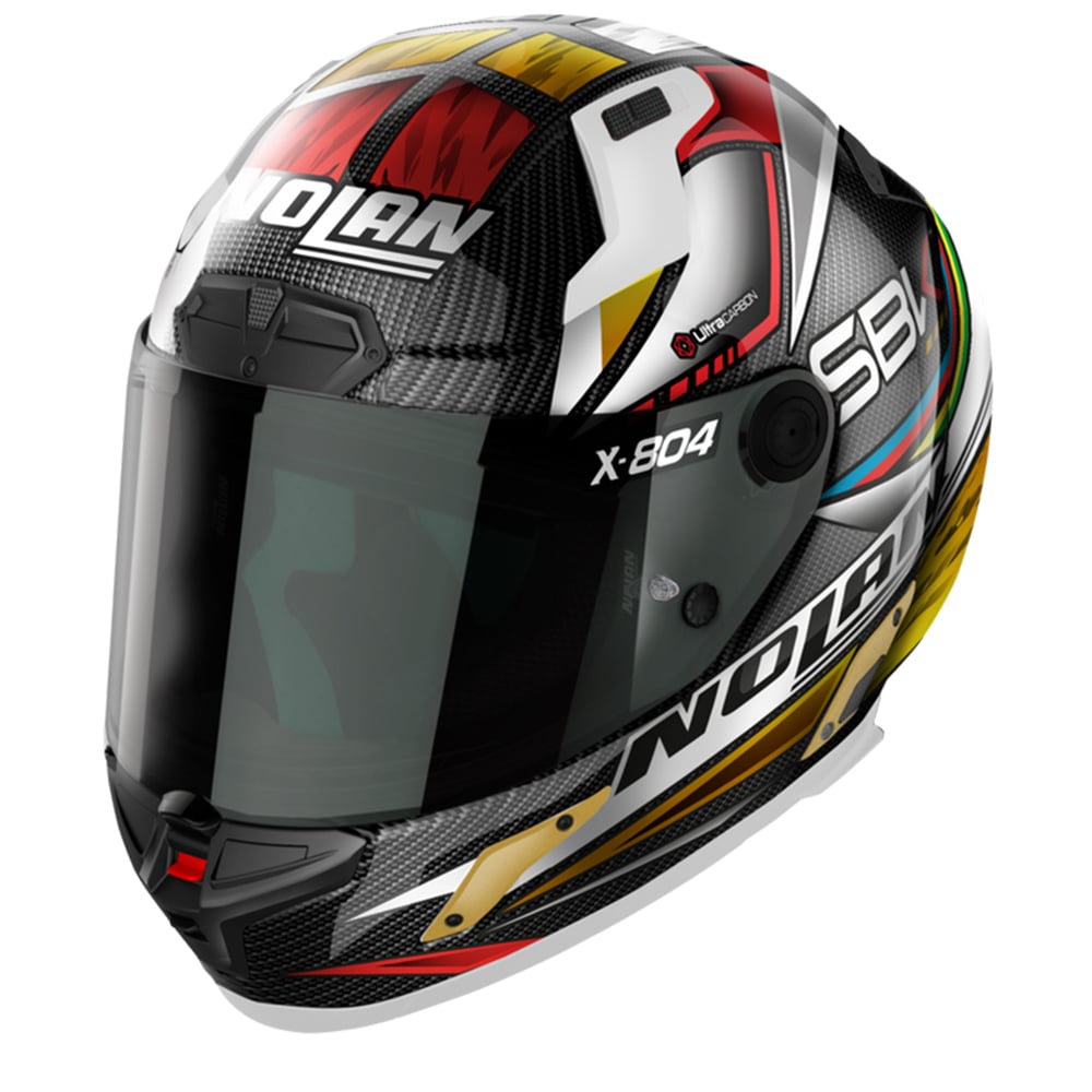 Image of EU Nolan X-804 RS Ultra Carbon SBK 023 Full Face Helmet Taille 2XL