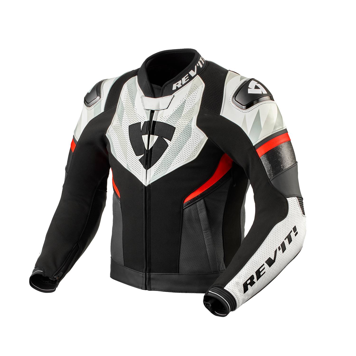 Image of EU REV'IT! Hyperspeed 2 Air Veste Noir Blanc Taille 50