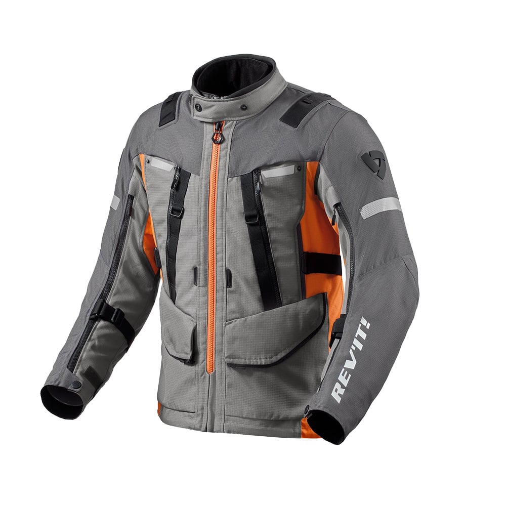 Image of EU REV'IT! Jacket Sand 4 H2O Jacket Grey Orange Taille 3XL