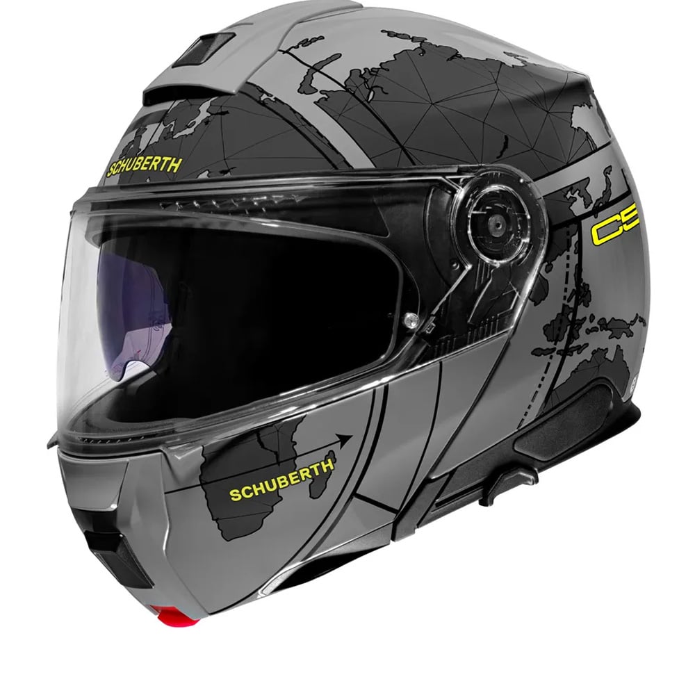 Image of EU Schuberth C5 Globe Gris Noir Casque Modulable Taille S