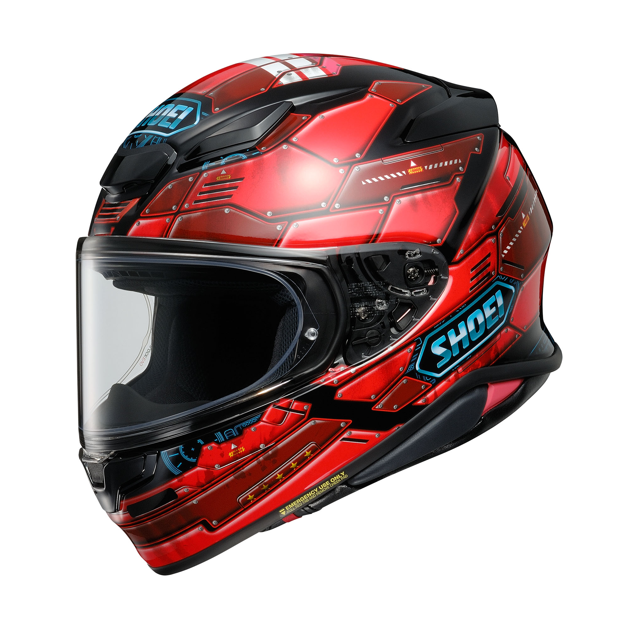 Image of EU Shoei NXR2 Graphic Fortress TC-1 Casque Intégral Taille 2XL