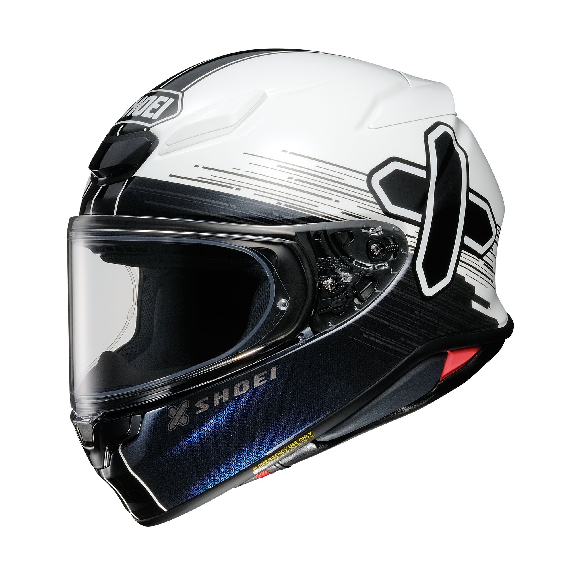 Image of EU Shoei NXR2 Graphic Ideograph TC-6 Casque Intégral Taille XS