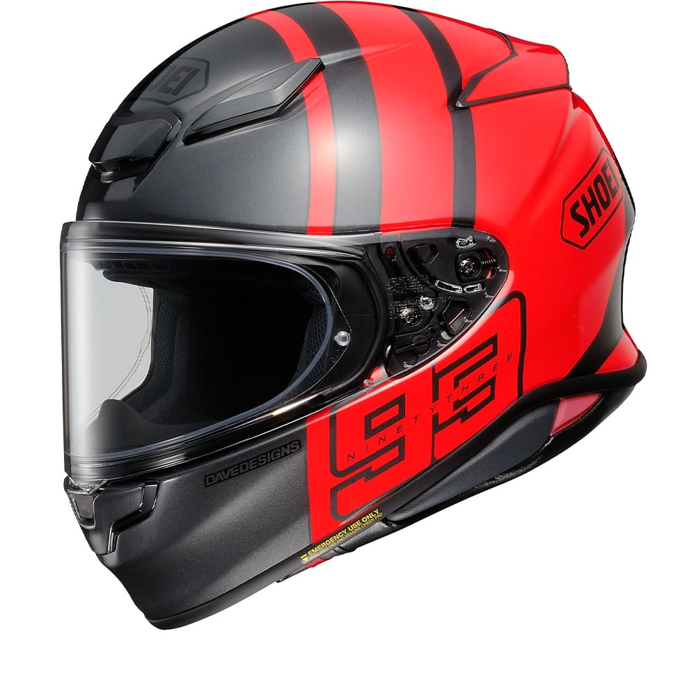 Image of EU Shoei NXR2 MM93 Collection Track TC-1 Casque Intégral Taille L