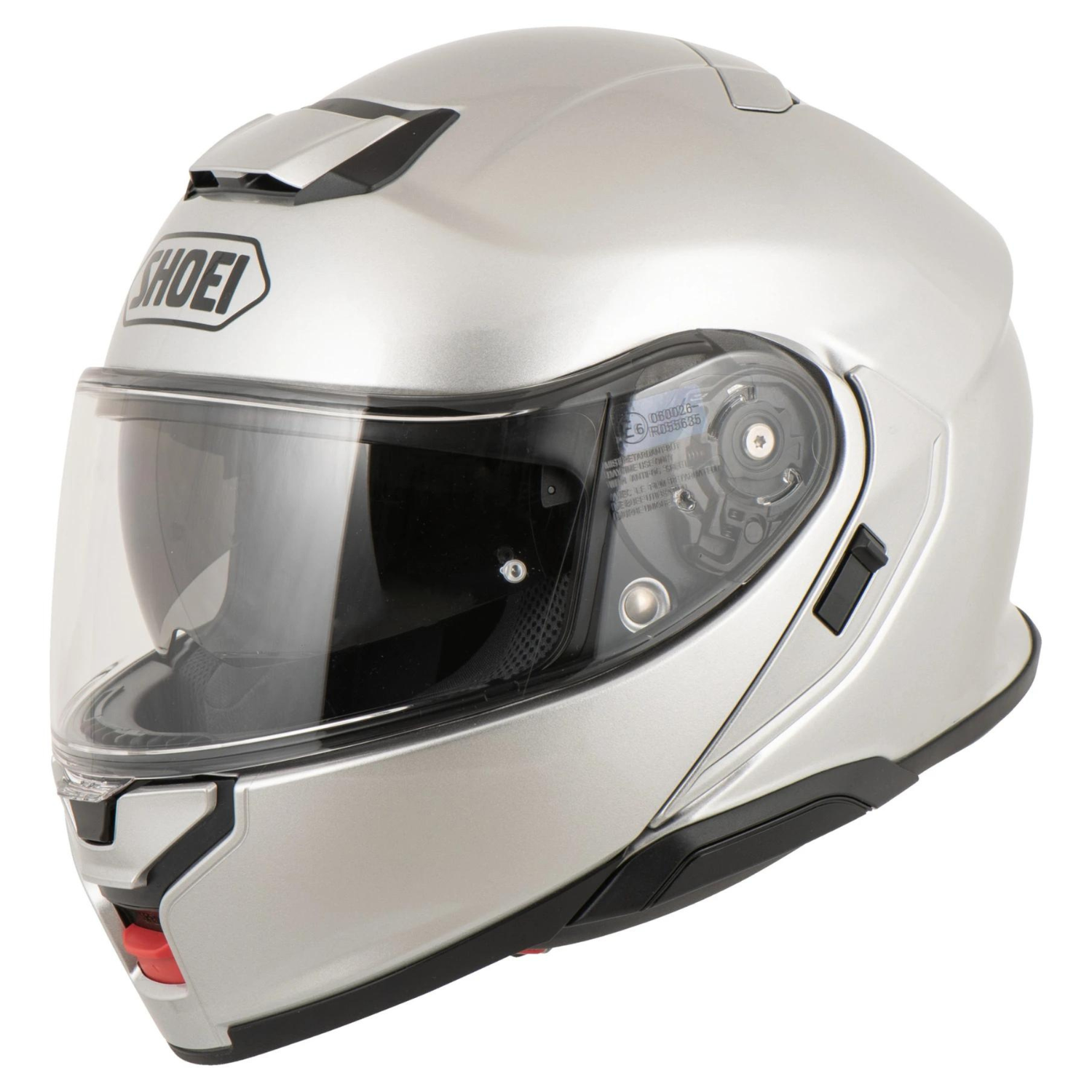 Image of EU Shoei Neotec 3 Light Silver Modular Helmet Taille XS