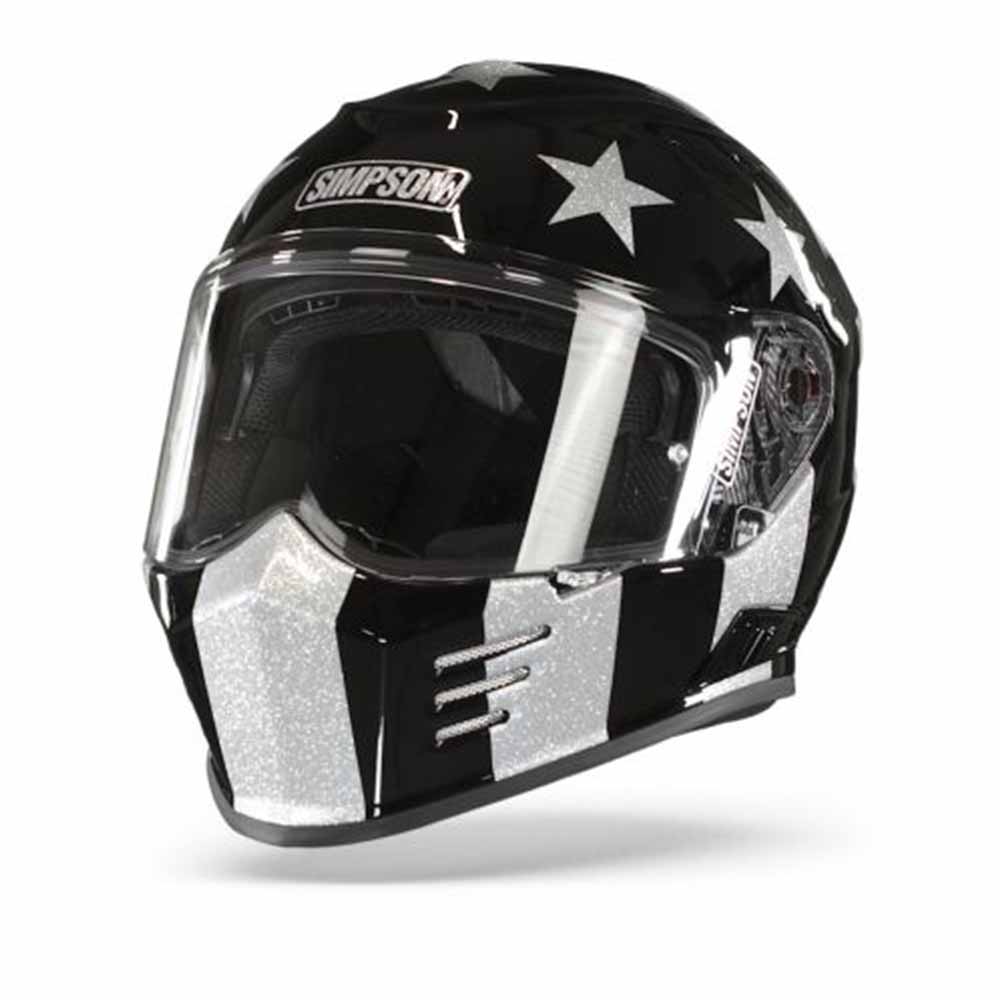 Image of EU Simpson Venom Stingrae ECE2206 Full Face Helmet Taille XS