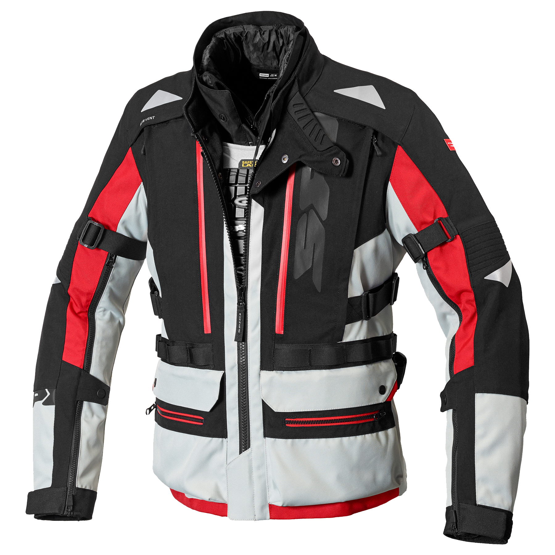 Image of EU Spidi Allroad H2Out Ice Rouge CE Blouson Taille 2XL