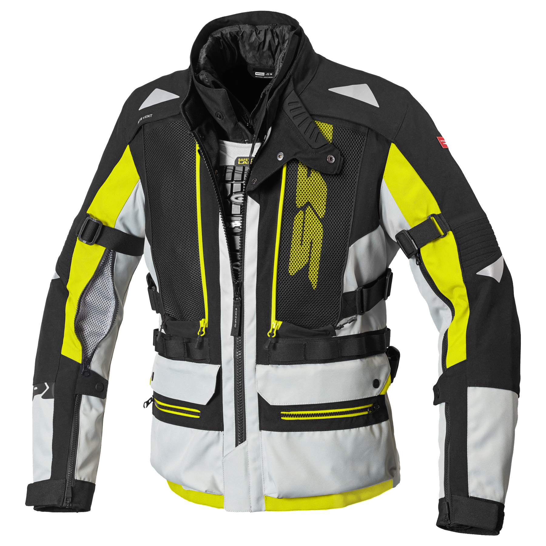 Image of EU Spidi Allroad H2Out Jaune Fluo CE Blouson Taille M
