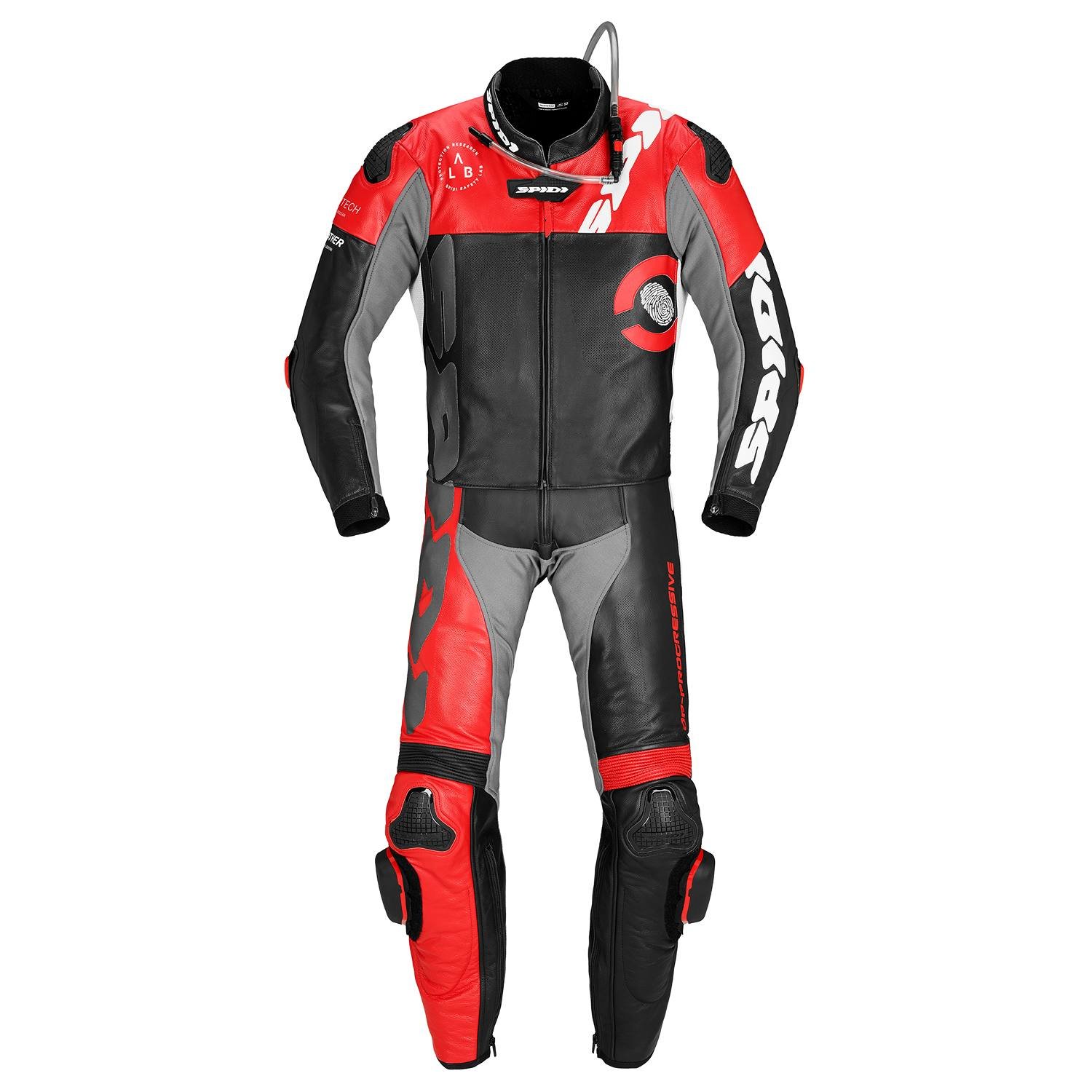 Image of EU Spidi DP-Progressive Touring 2pc Red Taille 56